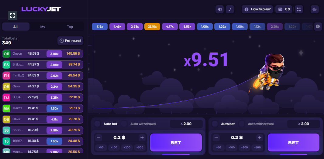 lucky jet 1win